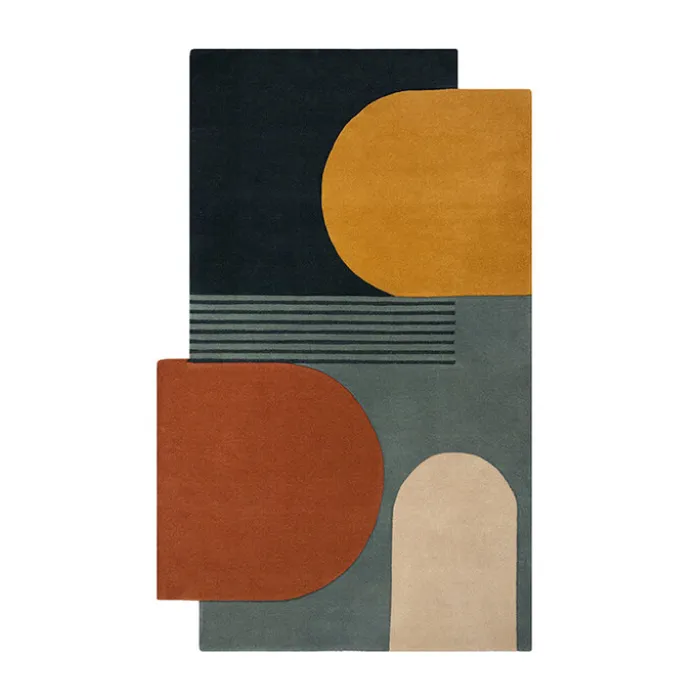 Abstrakt Teppich - Stracto Lozenge Bunt