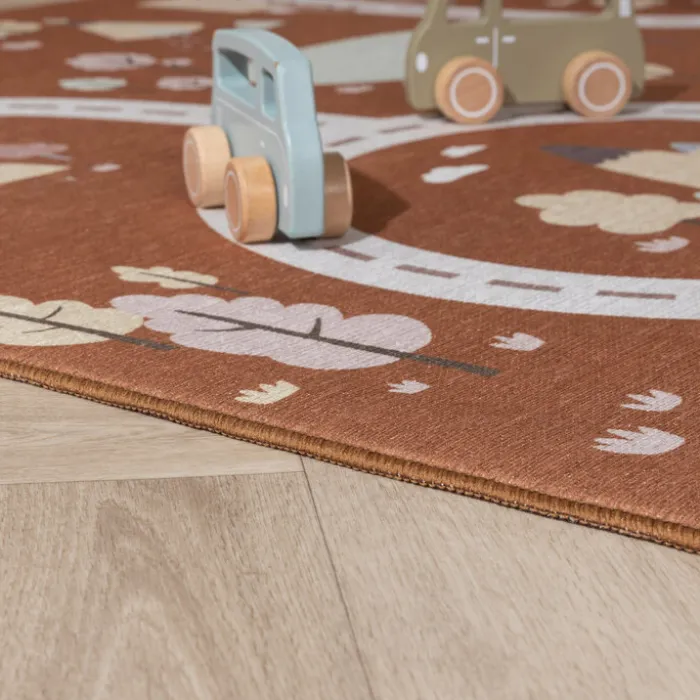 Auto Spielteppich - Rocky Ride Terracotta