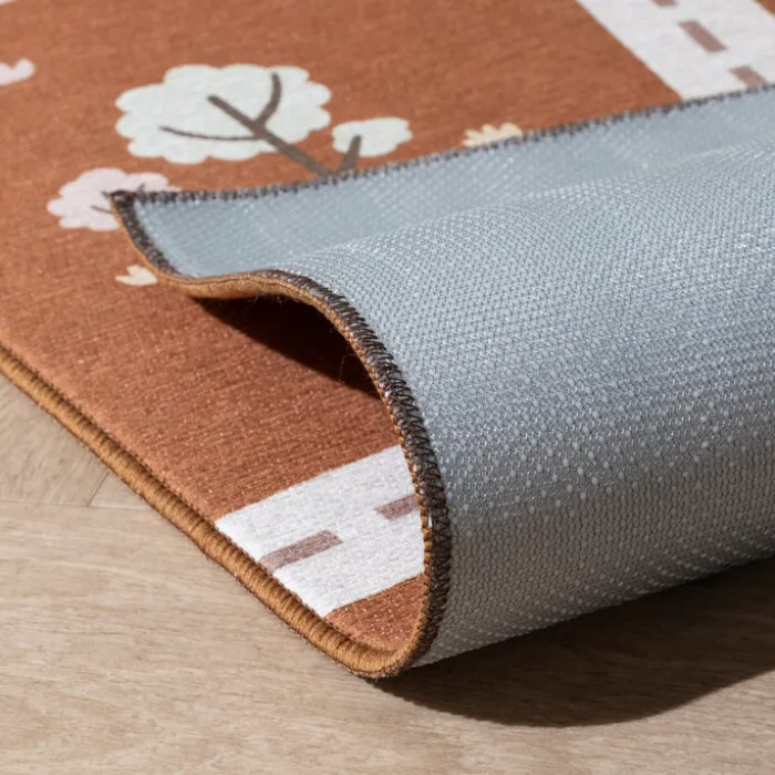 Auto Spielteppich - Rocky Ride Terracotta