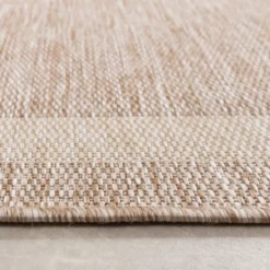 Balkonteppich - Sierra Border Beige Creme
