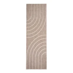 Balkonteppich - Sierra Curves Beige Creme