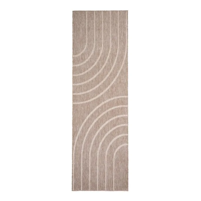 Balkonteppich - Sierra Curves Beige Creme