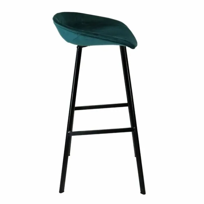 Barhocker Samt - Blau