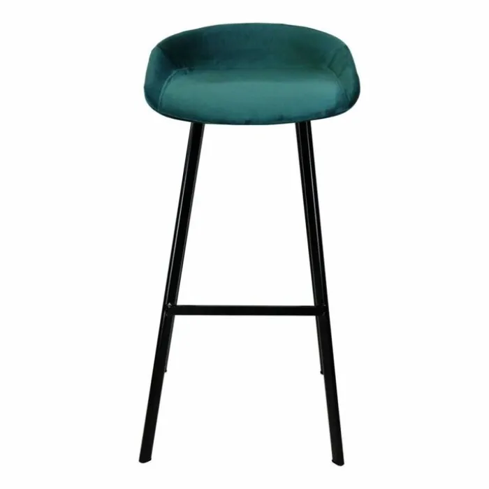 Barhocker Samt - Blau