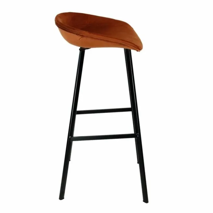 Barhocker Samt - Orange