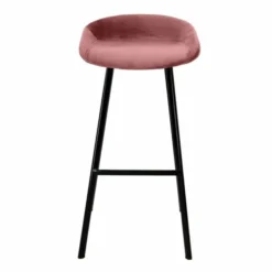 Barhocker Samt - Rosa