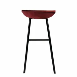 Barhocker Samt - Rot