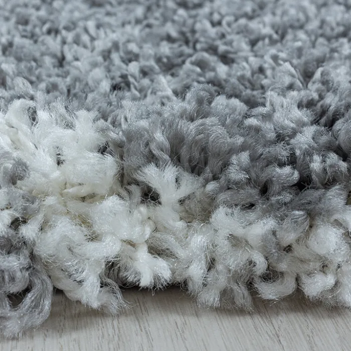 Berberteppich - Agadir Circle Grau Creme