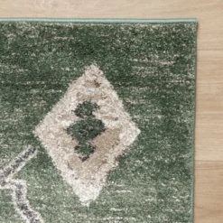 Berberteppich - Blend Aztec Grün