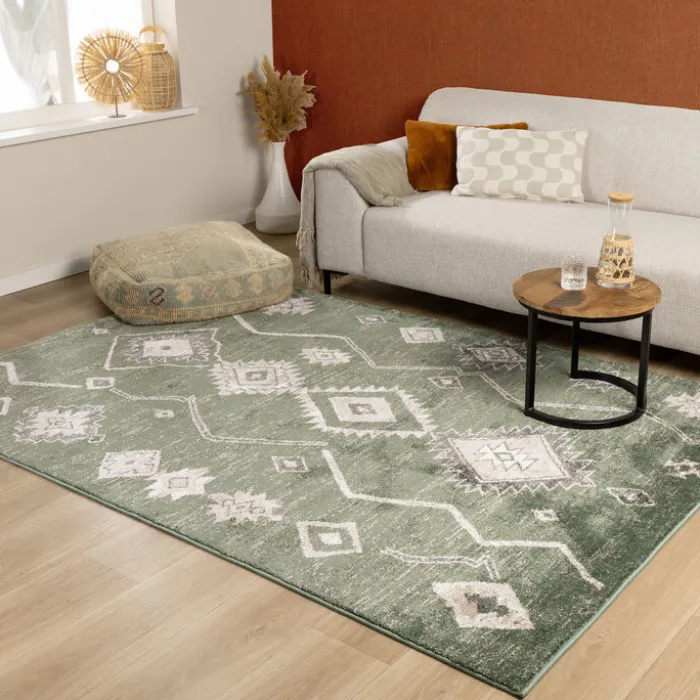 Berberteppich - Blend Aztec Grün