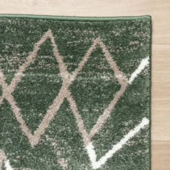 Berberteppich - Blend Diamond Grün