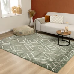 Berberteppich - Blend Diamond Grün