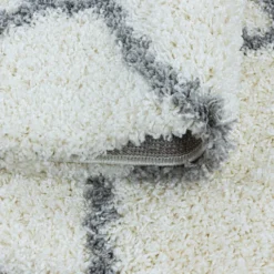 Berberteppich Rund - Agadir Circle Creme Grau