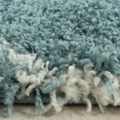 Berberteppich Rund - Agadir Circle Blau Creme