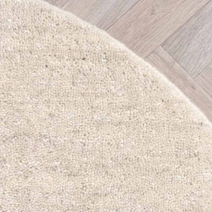 Berberteppich Rund - Aicha Beige