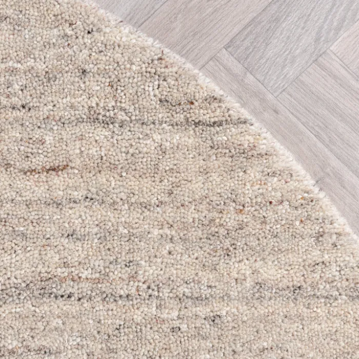 Berberteppich Rund - Aicha Taupe