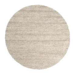 Berberteppich Rund - Aicha Taupe