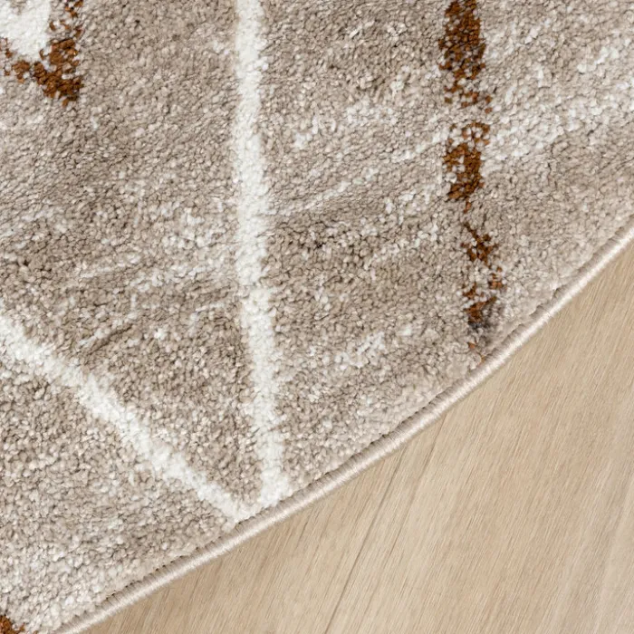 Berberteppich Rund - Blend Diamond Beige