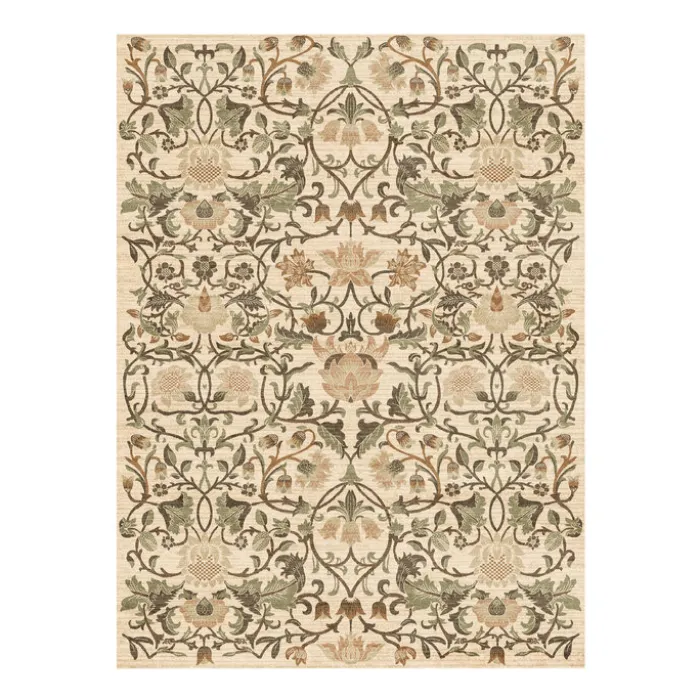 Blumen Teppich - Rosie Creme