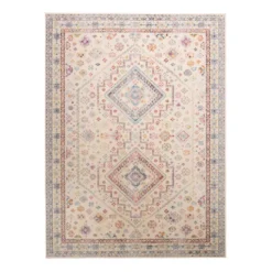 Boho Teppich - Joya Medaillon Bunt