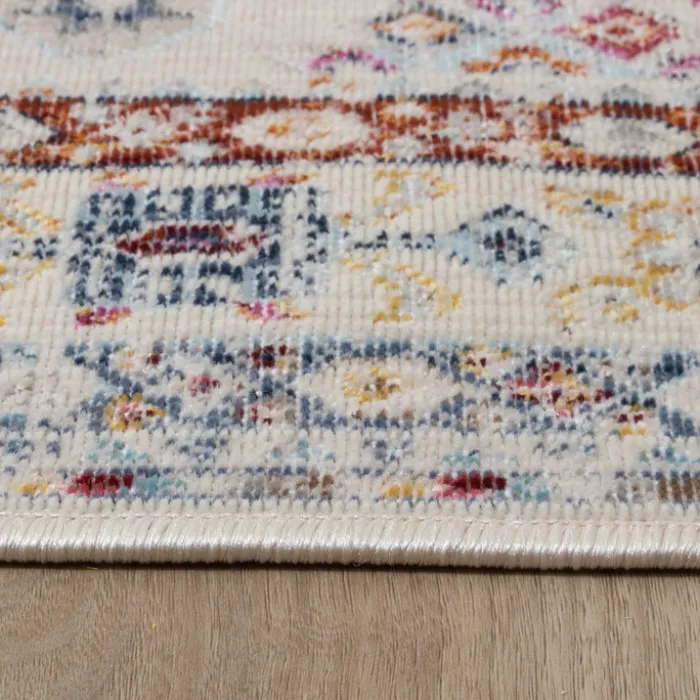 Boho Teppich - Joya Medaillon Bunt