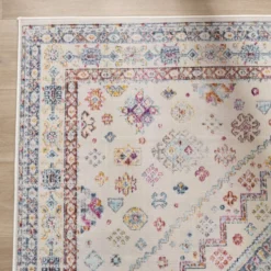 Boho Teppich - Joya Medaillon Bunt