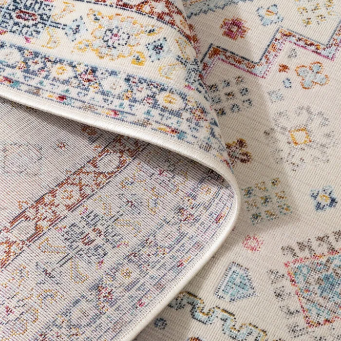 Boho Teppich - Joya Medaillon Bunt