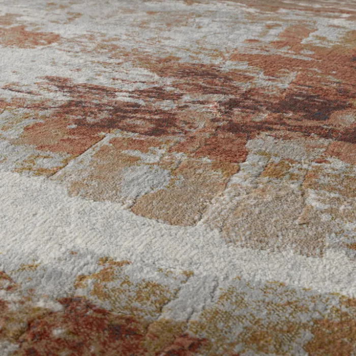 Designer Teppich - Marnix Grunge Creme Terrakotta