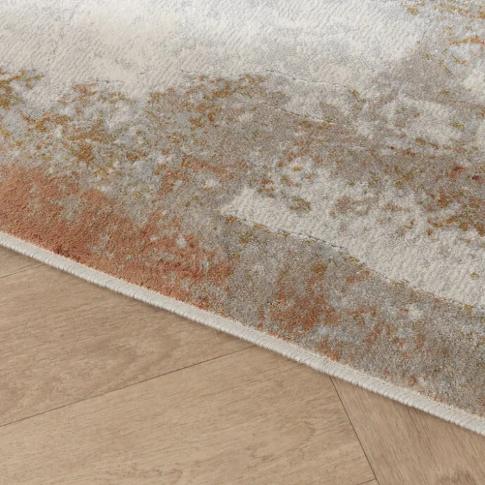 Designer Teppich - Marnix Grunge Creme Terrakotta