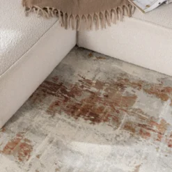 Designer Teppich - Marnix Grunge Creme Terrakotta