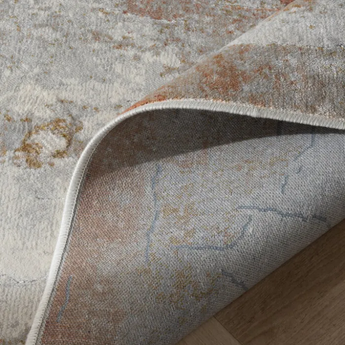 Designer Teppich - Marnix Grunge Creme Terrakotta