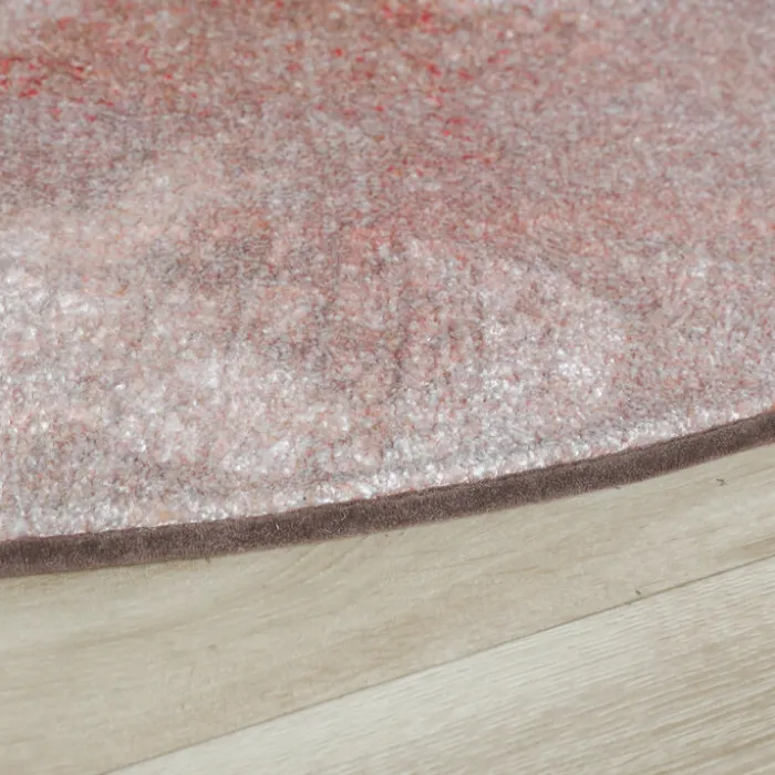 Designer Teppich Rund - Lunara Rot