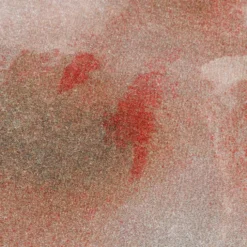 Designer Teppich Rund - Lunara Rot
