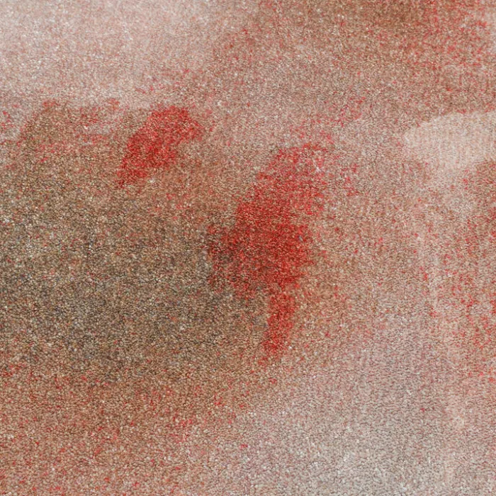 Designer Teppich Rund - Lunara Rot