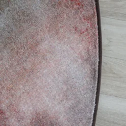 Designer Teppich Rund - Lunara Rot