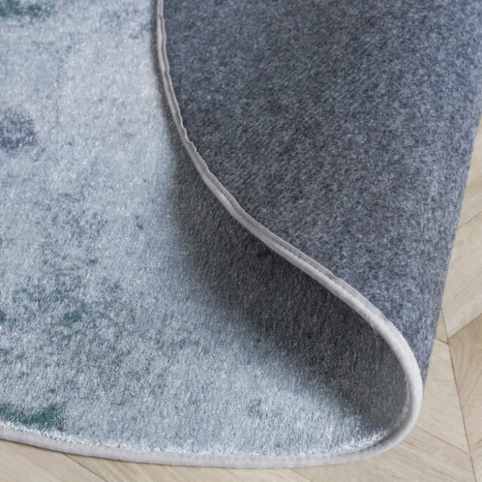 Designer Teppich Rund - Lunara Grau
