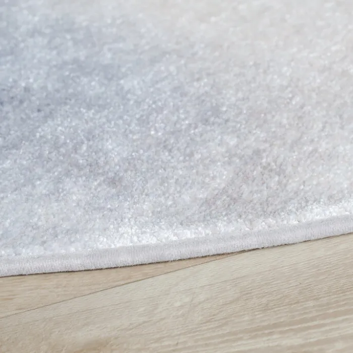 Designer Teppich Rund - Lunara Grau