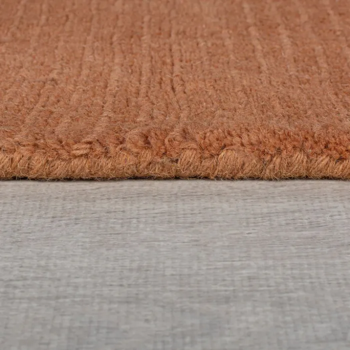 Einfarbiger Teppich - Tuscano Orange