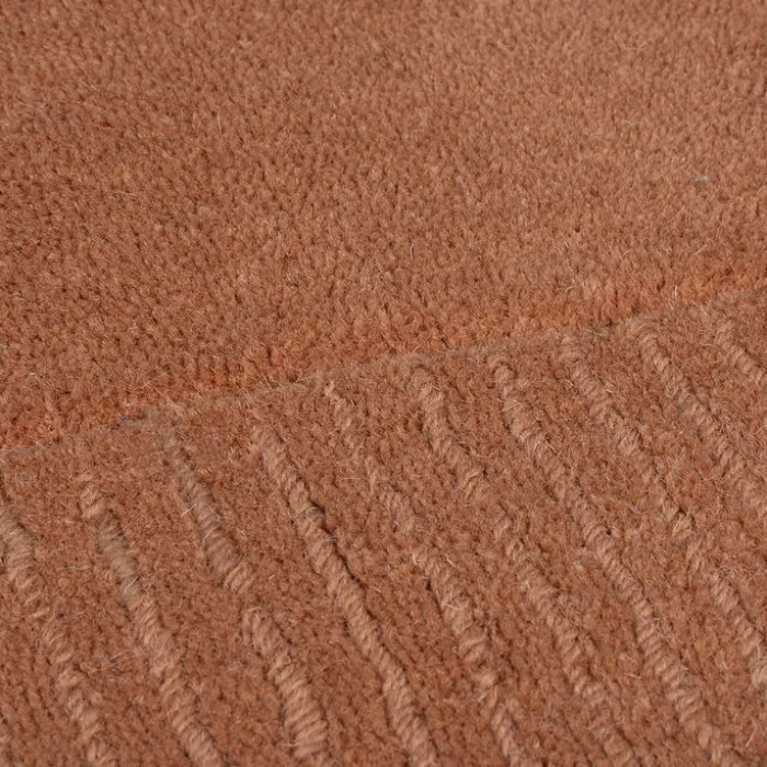 Einfarbiger Teppich - Tuscano Orange