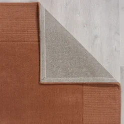 Einfarbiger Teppich - Tuscano Orange