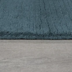 Einfarbiger Teppich - Tuscano Blau