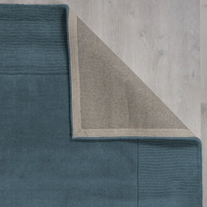 Einfarbiger Teppich - Tuscano Blau