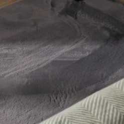 Flauschiger Läufer - Cozy Anthrazit