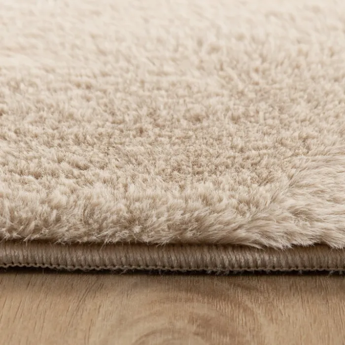 Flauschiger Teppich - Cozy Beige