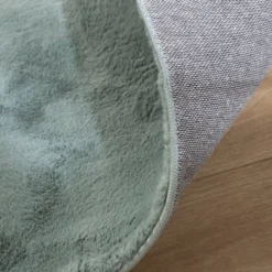 Flauschiger Teppich - Cozy Grün