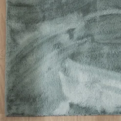 Flauschiger Teppich - Cozy Grün
