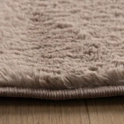 Flauschiger Teppich - Cozy Pebble Taupe
