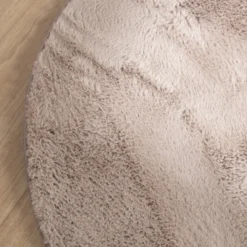 Flauschiger Teppich - Cozy Pebble Taupe