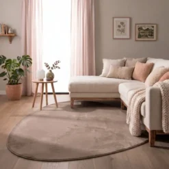 Flauschiger Teppich - Cozy Pebble Taupe