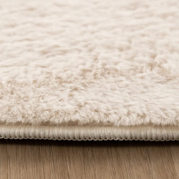 Flauschiger Teppich - Cozy Pebble Creme
